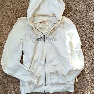 Hollister womens XL zipped up Hoodie.
